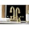 Kingston Brass KS2612PKL Duchess 4" Centerset Bathroom Faucet W/ Brass Pop-Up, Brass KS2612PKL - alternate 6